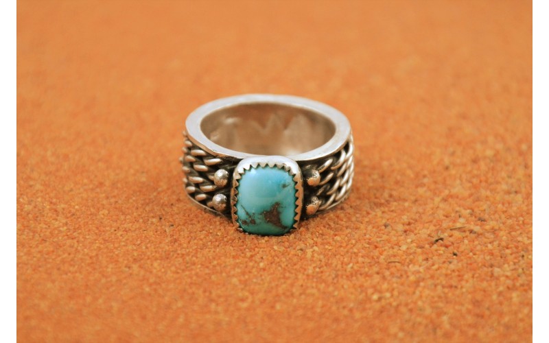 Annoteren Geweldig moed Sterling silver turquoise ring